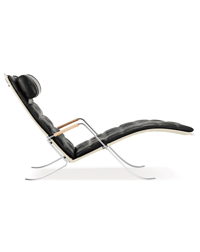 Chaise longue sauterelle, design Fabricius et Kastholm