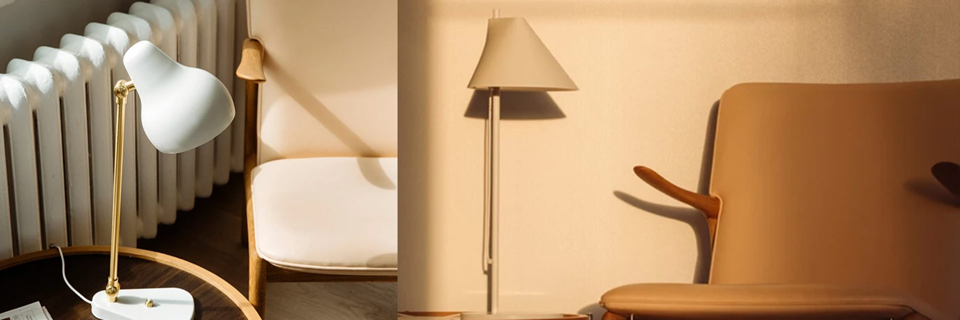 Lampe de table design scandinave et lampe de bureau design scandinave